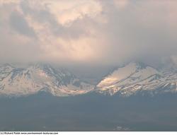 Photo Textures of Background Snowy Mountains