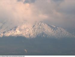 Photo Textures of Background Snowy Mountains