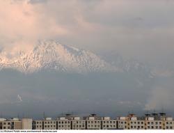 Photo Textures of Background Snowy Mountains