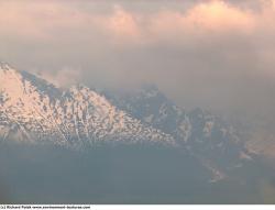 Photo Textures of Background Snowy Mountains