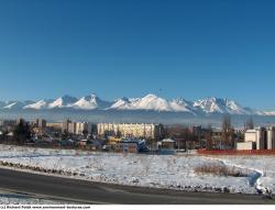 Photo Textures of Background Snowy Mountains