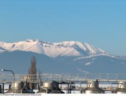 Photo Textures of Background Snowy Mountains