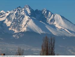 Photo Textures of Background Snowy Mountains