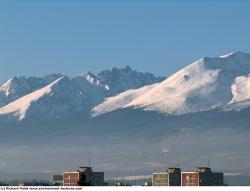 Photo Textures of Background Snowy Mountains