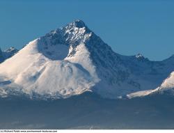 Photo Textures of Background Snowy Mountains