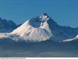 Photo Textures of Background Snowy Mountains