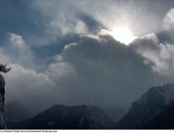 Photo Textures of Background Snowy Mountains