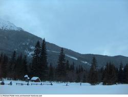 Photo Textures of Background Snowy Mountains