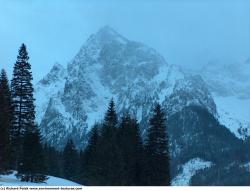 Photo Textures of Background Snowy Mountains