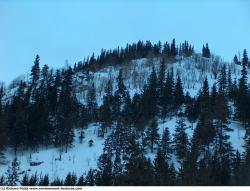 Photo Textures of Background Snowy Mountains