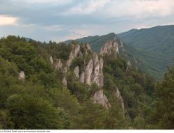 Photo Textures of Background Mountains