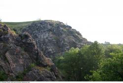 Cliffs Overgrown Rock