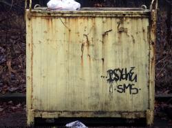 Photo Textures of Container Trash