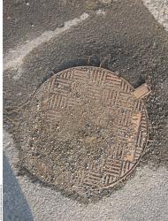 Photo Textures of Manhole Cower