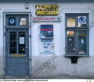 Photo Texture of Building Shop