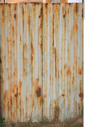 Rusted Corrugated Plates Metal