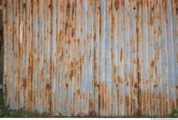 Rusted Corrugated Plates Metal