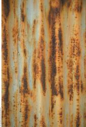 Photo Texture of Metal Corrugated Plates Rusted