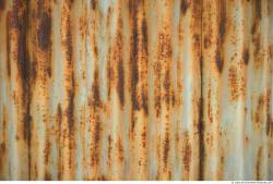 Photo Texture of Metal Corrugated Plates Rusted