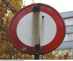 Photo Texture of Signs Traffic