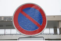 Photo Texture of Signs Traffic