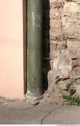 Old Damage House, cracky wall, bricks, damage window, container trash, fuse boxes, post box