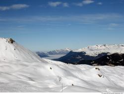 Photo Textures of Background Snowy Mountains