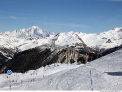 Photo Textures of Background Snowy Mountains