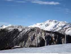 Photo Textures of Background Snowy Mountains