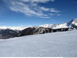 Photo Textures of Background Snowy Mountains