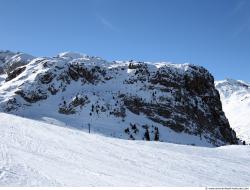 Photo Textures of Background Snowy Mountains