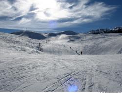 Photo Textures of Background Snowy Mountains