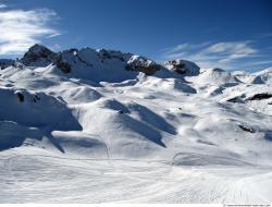 Photo Textures of Background Snowy Mountains