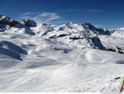 Photo Textures of Background Snowy Mountains