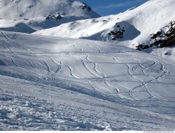 Photo Textures of Background Snowy Mountains