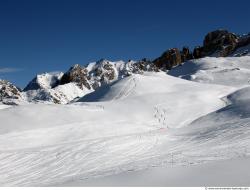 Photo Textures of Background Snowy Mountains