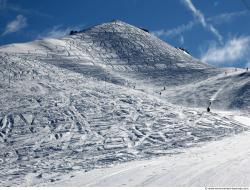 Photo Textures of Background Snowy Mountains