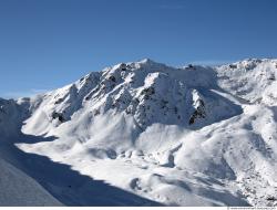 Photo Textures of Background Snowy Mountains