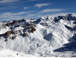 Photo Textures of Background Snowy Mountains