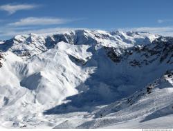 Photo Textures of Background Snowy Mountains