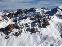 Photo Textures of Background Snowy Mountains