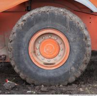 Photo Texture of Excavator Wheel