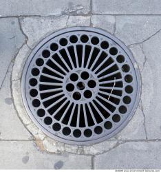 Ground Sewer Grate