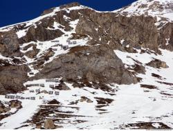 Photo Textures of Background Snowy Mountains