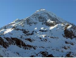 Photo Textures of Background Snowy Mountains