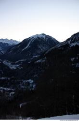 Photo Textures of Background Snowy Mountains