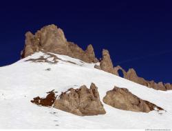 Photo Textures of Background Snowy Mountains