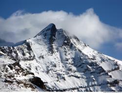 Photo Textures of Background Snowy Mountains