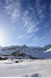 Photo Textures of Background Snowy Mountains