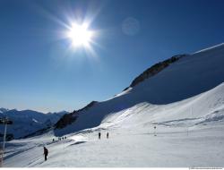 Photo Textures of Background Snowy Mountains